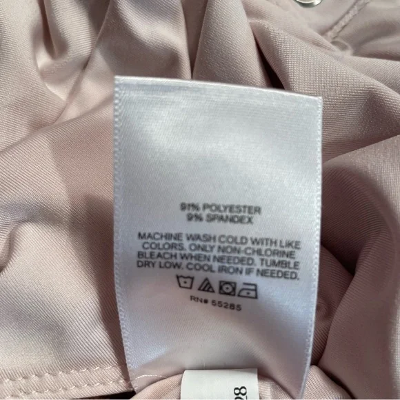 Express Ivory/pink V-Neck Bodysuit - Picture 6 of 6